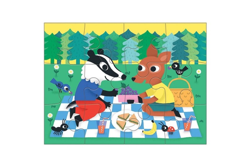 Puzzle progresywne Życzliwość 4, 6, 9 i 12 el. 2+ Mudpuppy