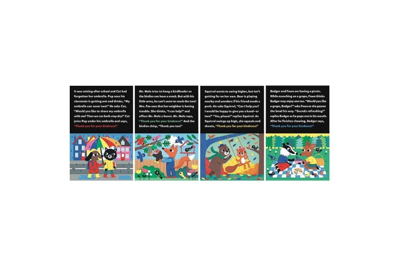 Puzzle progresywne Życzliwość 4, 6, 9 i 12 el. 2+ Mudpuppy