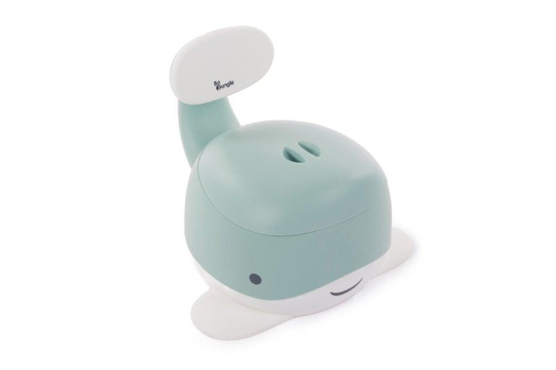 Nocnik wieloryb pastel Blue mint Bo Jungle