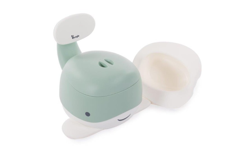 Nocnik wieloryb pastel Blue mint Bo Jungle