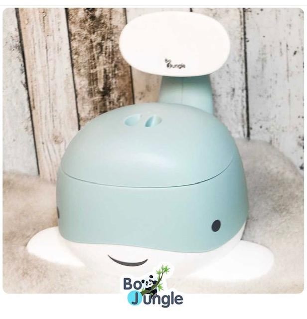 Nocnik wieloryb pastel Blue mint Bo Jungle