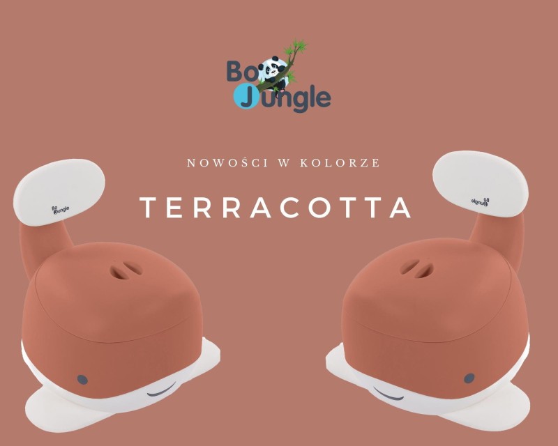 Nocnik wieloryb terracotta Bo Jungle