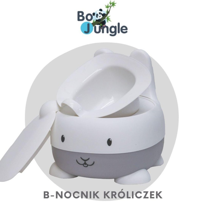 Nocnik króliczek grey/white Bo Jungle