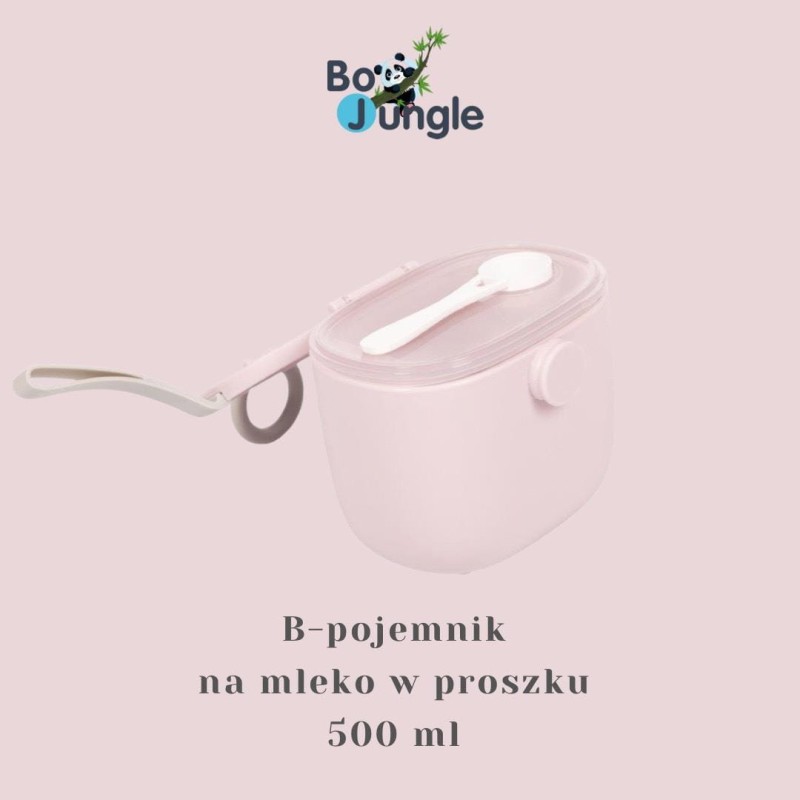 Pojemnik na mleko w proszku 500 ml PINK Bo Jungle