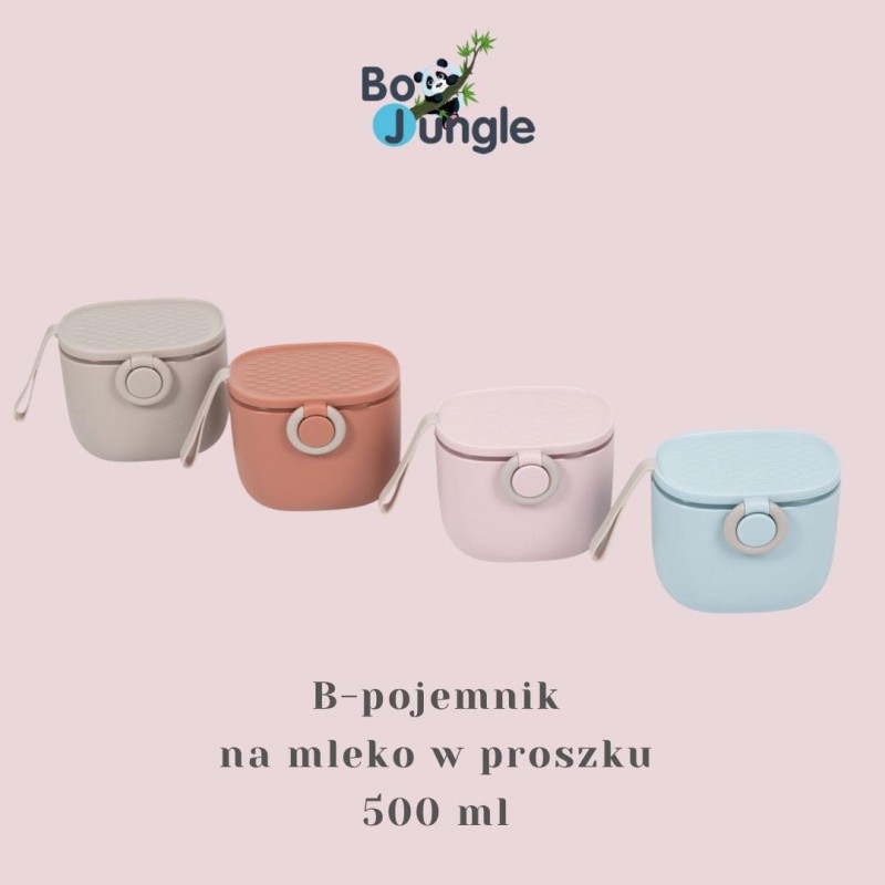 Pojemnik na mleko w proszku 500 ml PINK Bo Jungle