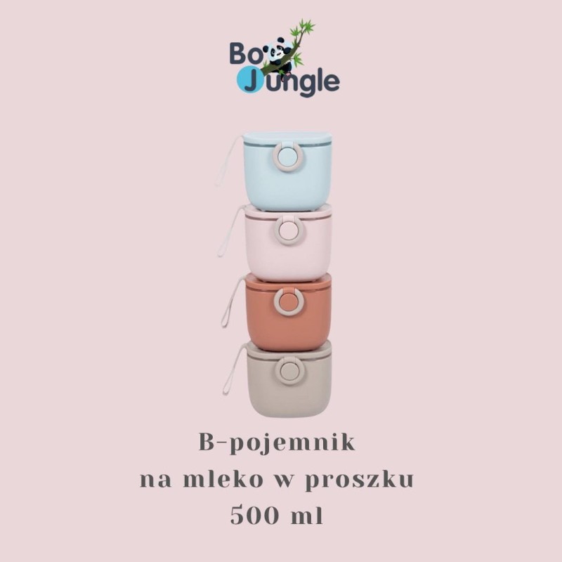 Pojemnik na mleko w proszku 500 ml PINK Bo Jungle