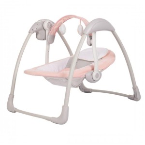 Huśtawka bujaczek Swing Dolphy pink grey Bo Jungle