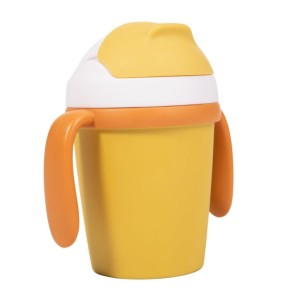 Kubek do picia ze słomką BIOplastik CPLA ochre Bo Jungle