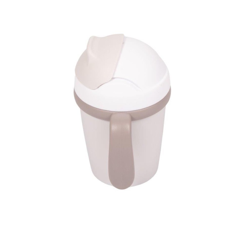 Kubek do picia ze słomką BIOplastik CPLA grey Bo Jungle