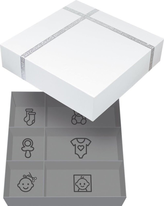 Odcisk bobasa, potrójna ramka i MEMORY BOX Dooky