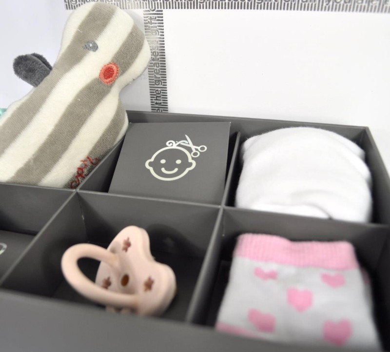 Odcisk bobasa, potrójna ramka i MEMORY BOX Dooky