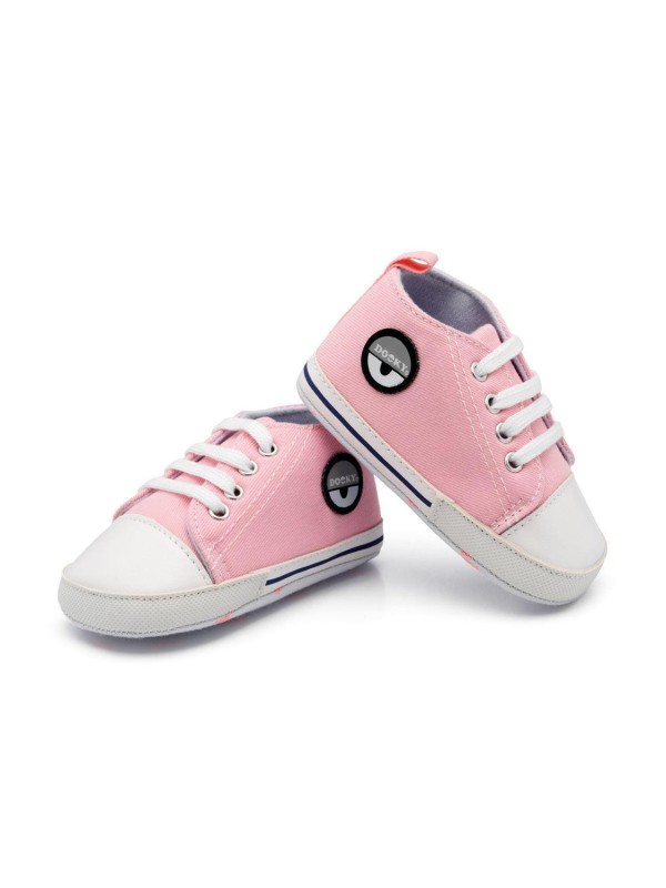 Pudełko na chusteczki z bucikami pink Dooky