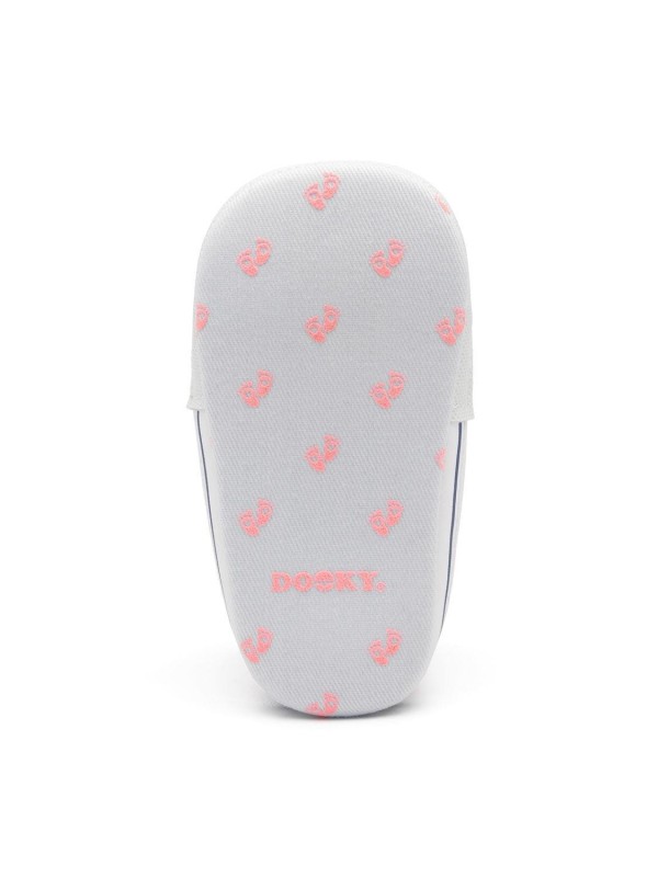 Pudełko na chusteczki z bucikami pink Dooky