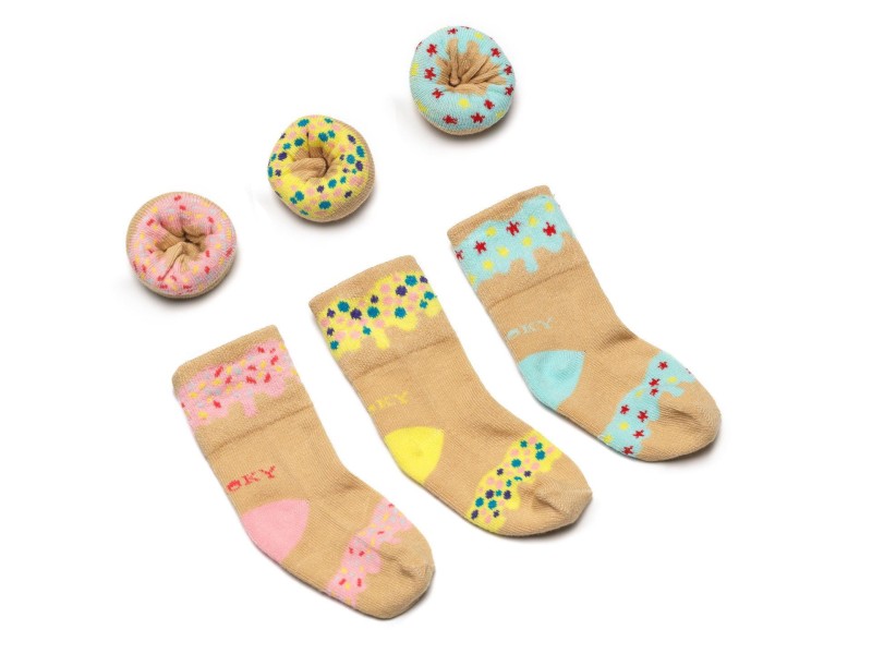 Gift DONUT skarpetki Tutti Frutti 3 pary Dooky
