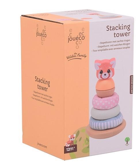 Drewniana wieża sensoryczna The Wildies Family Joueco