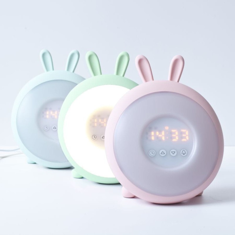 Królik Lampka Budząca Światłem Niebieska Rabbit & Friends