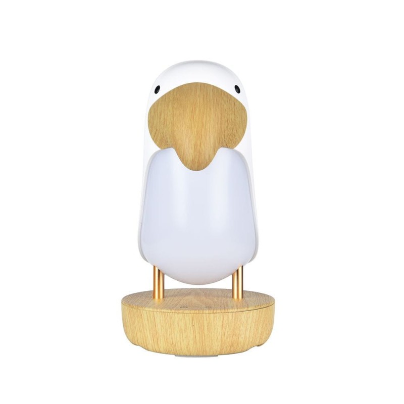 Maskonur Lampka z Głośnikiem Biała Rabbit & Friends