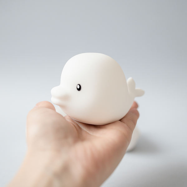 Zestaw MINI MORSKIE Lampki Silikonowe Białe 3 szt. Rabbit & Friends