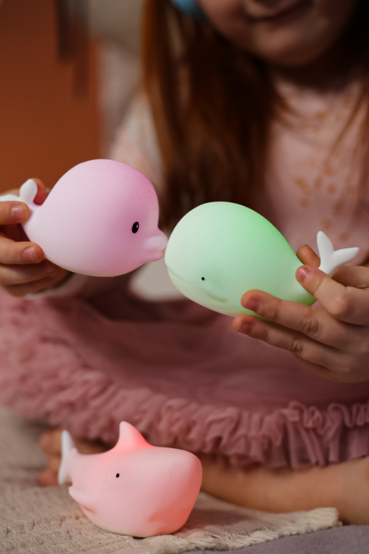 Zestaw MINI MORSKIE Lampki Silikonowe Białe 3 szt. Rabbit & Friends