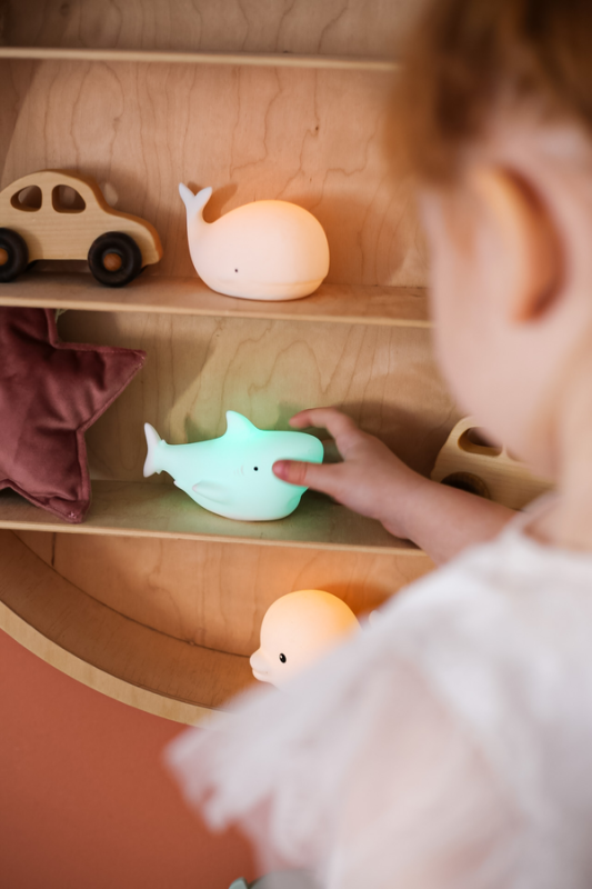 Zestaw MINI MORSKIE Lampki Silikonowe Białe 3 szt. Rabbit & Friends