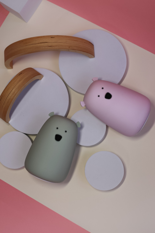 Miś Duży Lampka Silikonowa Kolor Szałwiowy Rabbit & Friends
