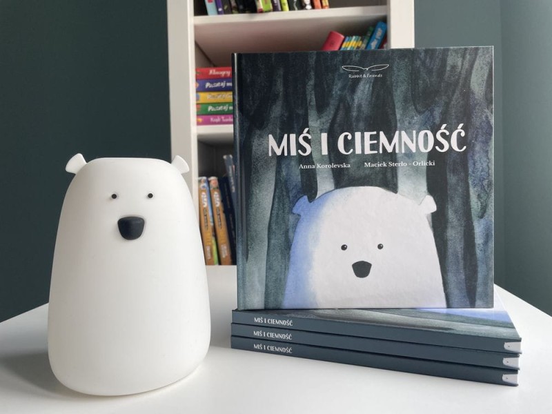 Miś i Ciemność Książka dla Dzieci Rabbit & Friends