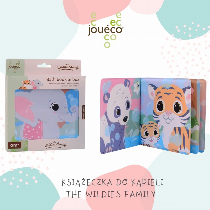 Książeczka do kąpieli The Wildies Family Joueco