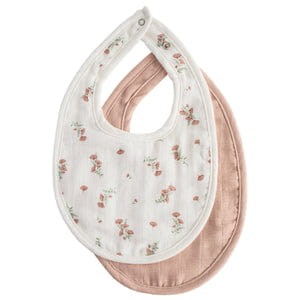 Śliniaki Muślinowe 2-Pack Blush/Pink Floral Mushie 