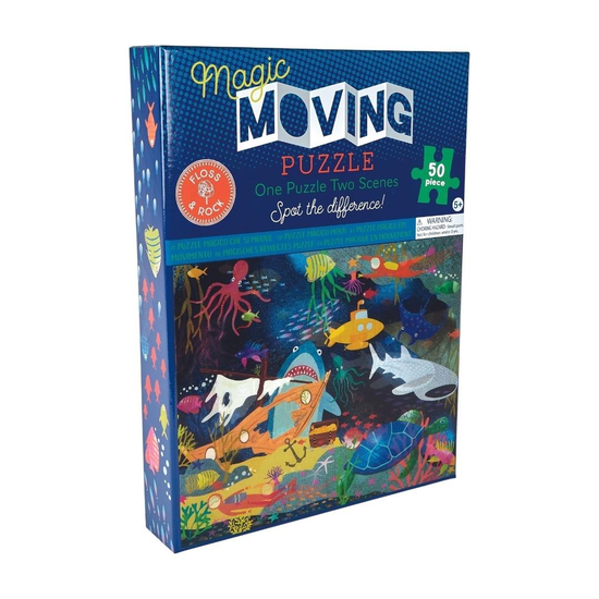 Podwodny Świat Magiczne Puzzle 50 elementów Floss & Rock