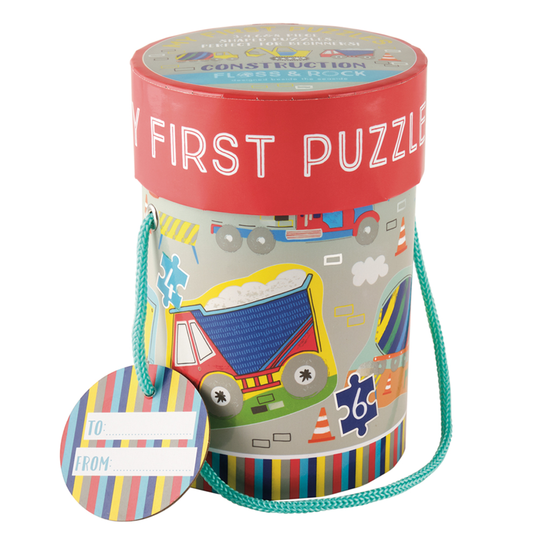 Na Budowie Puzzle dla Początkujących 4w1 Floss & Rock