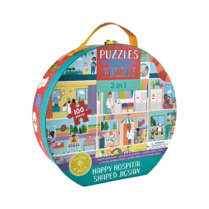 Szczęśliwy Szpital Puzzle w Pudełku 100 elementów Floss & Rock