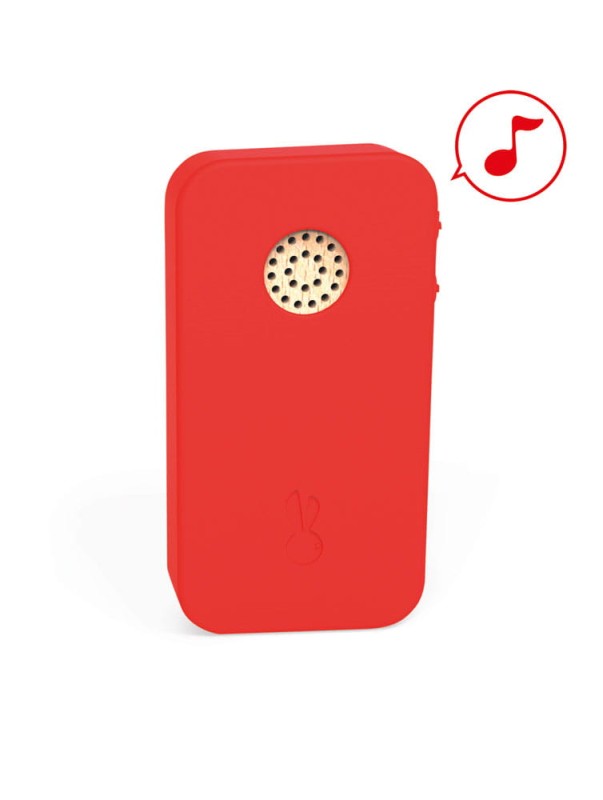 Telefon drewniany z dźwiękami Janod