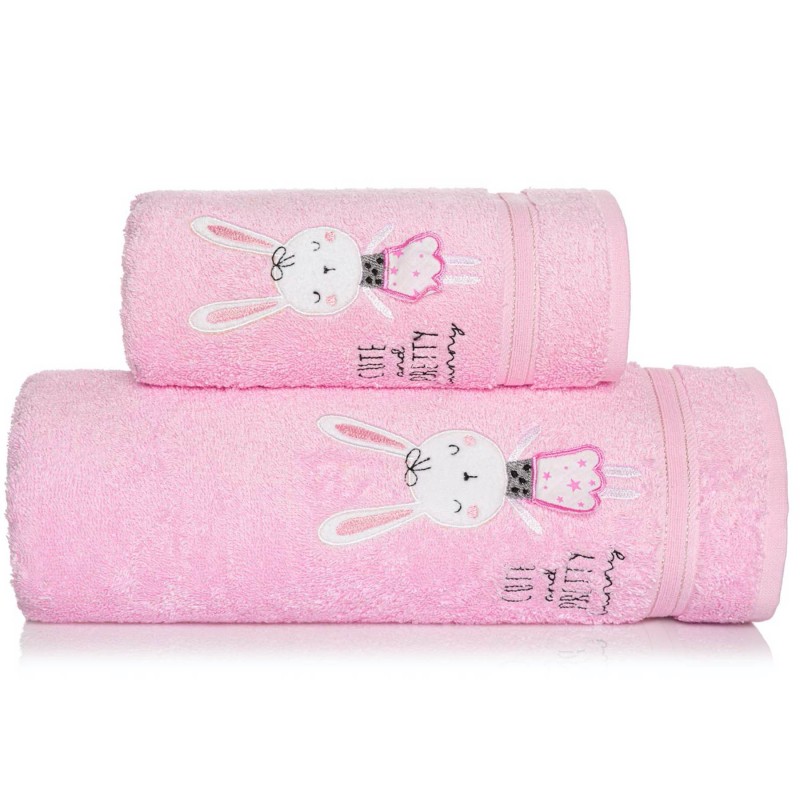 Ręcznik kąpielowy dziecięcy gruby 50x90 Króliczek Spod Igły i Nitki