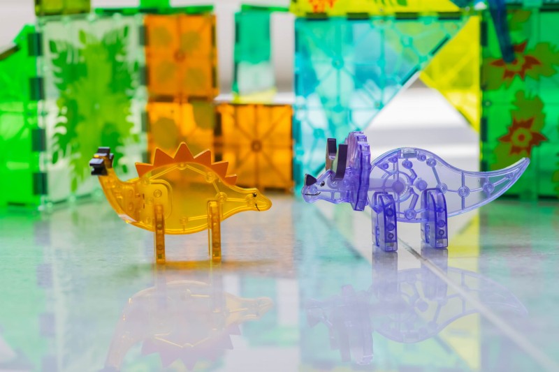 Klocki Magnetyczne Dino World XL 50 el. MAGNA-TILES