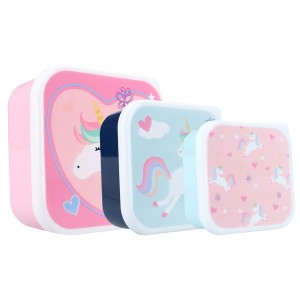 Snack box śniadaniówka 3w1 Pink Unikorn PRET