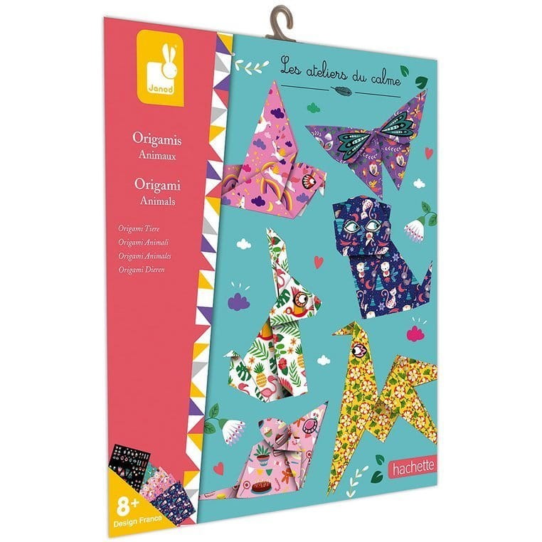 Zestaw kreatywny do tworzenia origami Zwierzątka 8+ Janod
