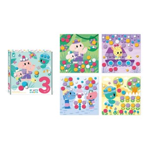 Zestaw kreatywny Pompony My arts & crafts 3+ Janod