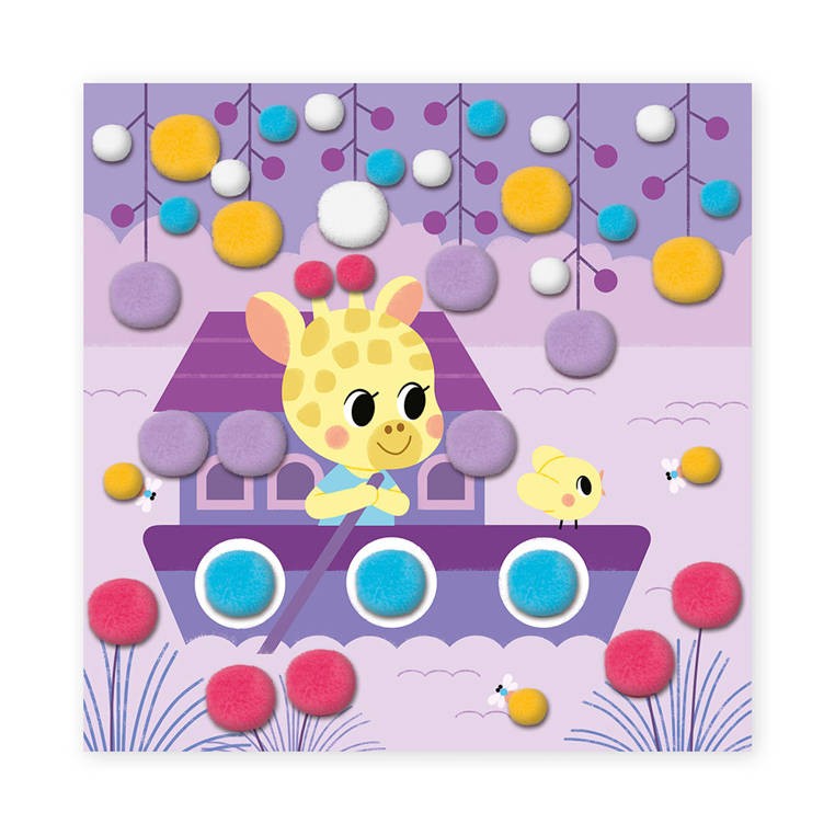 Zestaw kreatywny Pompony My arts & crafts 3+ Janod