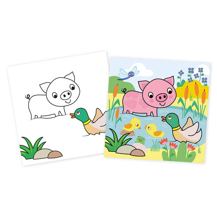 Multizestaw kreatywny 3-latka My arts & crafts 3+ Janod