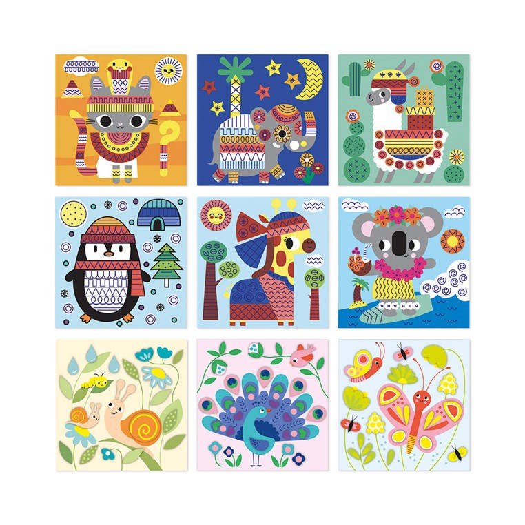 Multizestaw kreatywny 4-latka My arts & crafts 4+ Janod