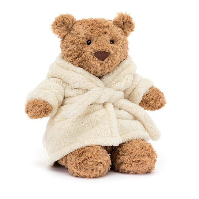 Miś Bartłomiej w Szlafroku 26 cm Jellycat