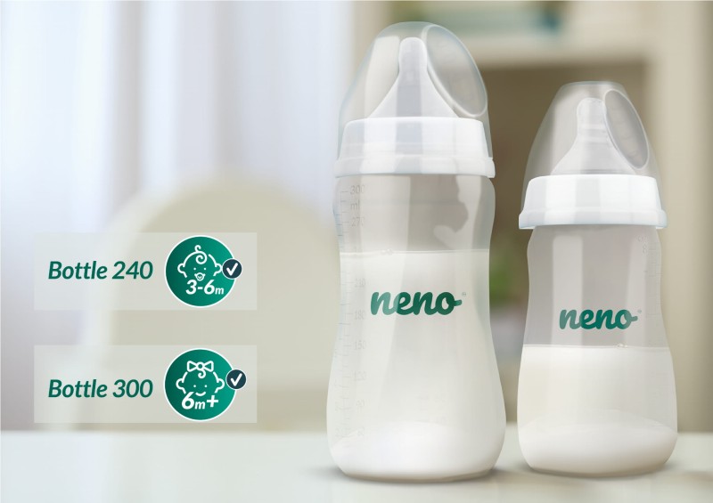 Butelka dziecięca 240ml ze smoczkiem NENO BOTTLE
