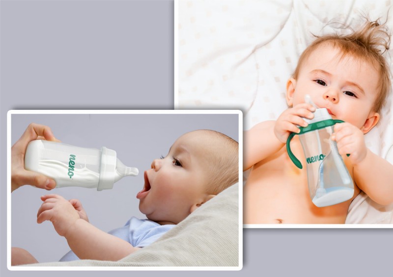Butelka dziecięca 240ml ze smoczkiem NENO BOTTLE