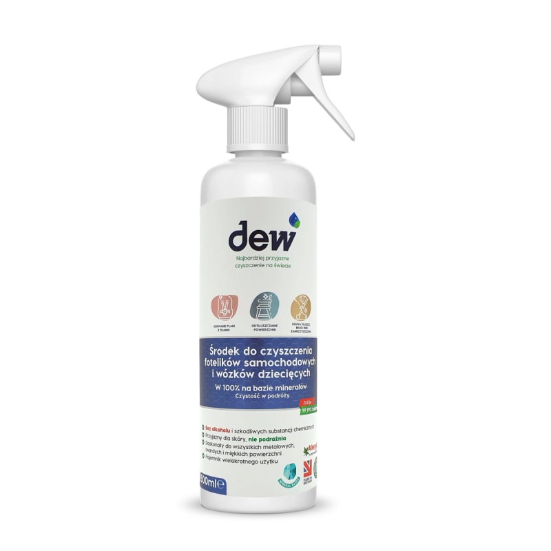 Środek do czyszczenia fotelików samochodowych i wózków 500ml dew
