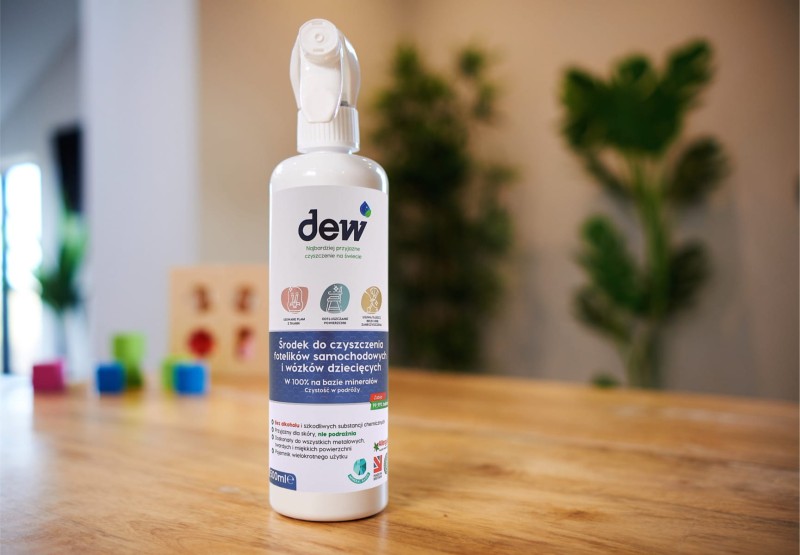 Środek do czyszczenia fotelików samochodowych i wózków 500ml dew