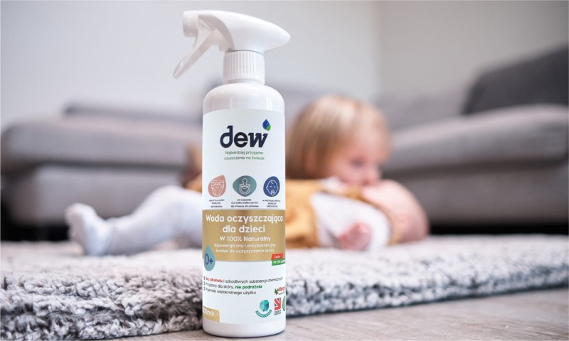 Woda oczyszczająca dla dzieci 500ml dew
