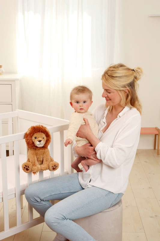 Szumiący Lew z czujnikiem ruchu i pozytywką Louis Lion Cloud B