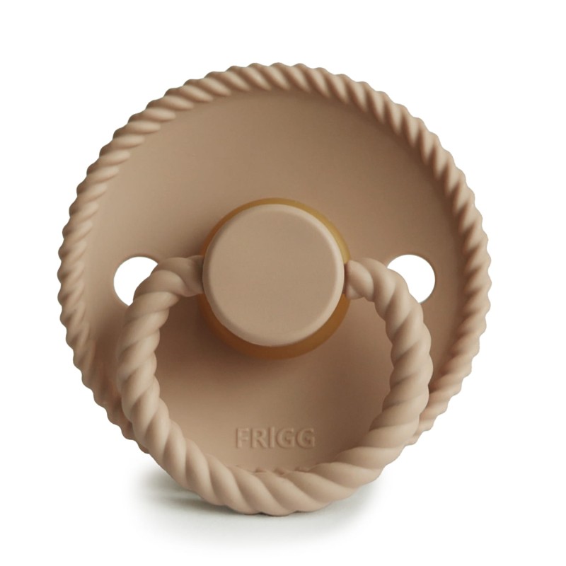 Smoczek uspokajający Rope Kauczuk Croissant 6-18m FRIGG