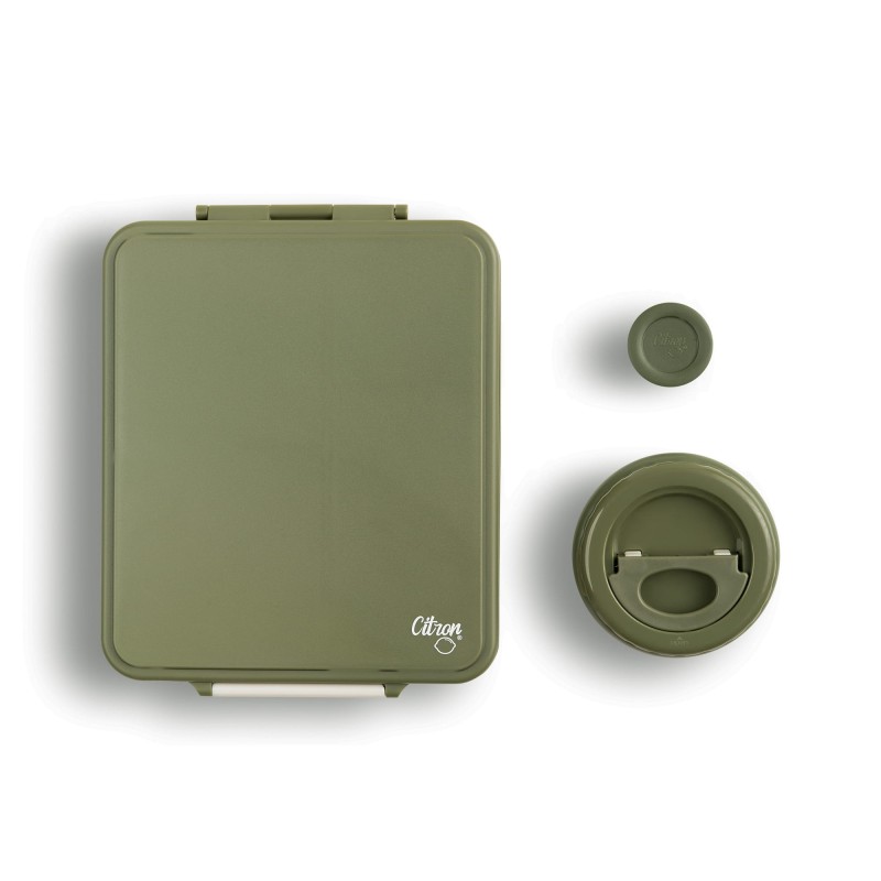 Grand Lunch Box z Termosem Green Citron