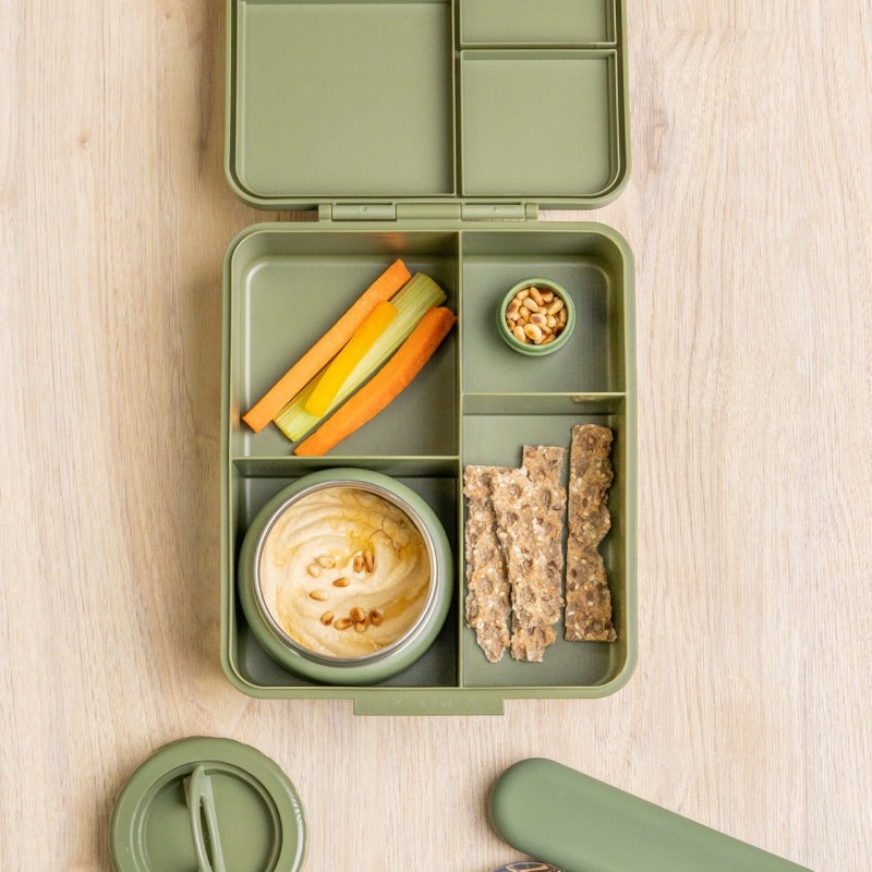 Grand Lunch Box z Termosem Green Citron